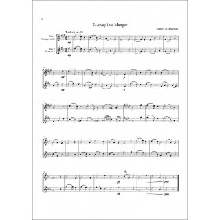 8 Weihnachts-Duette fuer Duett (Trompete, Horn) von Verschiedene-3-9790502881016-NDV 4685B