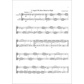 8 Weihnachts-Duette fuer Duett (Trompete, Horn) von Verschiedene-4-9790502881016-NDV 4685B