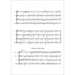 English Folksong Suite fuer Quartett (Blechbläser) von John Jay Hilfiger-4-9790502881085-NDV 4611B