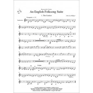 English Folksong Suite fuer Quartett (Blechbläser) von John Jay Hilfiger-5-9790502881085-NDV 4611B