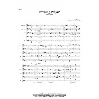 Abendsegen fuer Quintett (Blechbläser) von Engelbert Humperdinck-2-9790502881290-NDV 110B5V