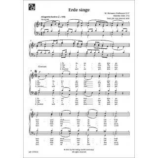 Erde singe fuer Gemischter Chor von Hermann Grollmann-1-9790502881504-NDV 1190124
