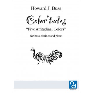 Color'tudes fuer Bass Klarinette und Klavier von Howard J. Buss-1-9790502881672-NDV BP0497