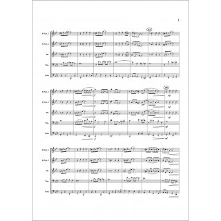 Original Dixieland Jazz Band, Volume 1 fuer Quintett (Blechbläser) von Original Dixieland Jazz Band-4-9790502881276-NDV EC550M