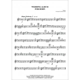 Hochzeitsalbum für Horn und Orgel fuer Horn und Orgel von Jeremiah Clarke/Joseph Haydn/J.S.Bach/J.J.Mouret-4-9790502881597-NDV 0019R