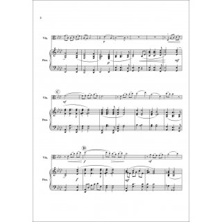 How Beautiful fuer Viola und Klavier von Barbara York-3-9790502881658-NDV 4099C