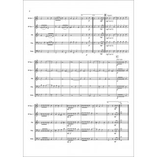 Beliebte Englische Madrigale fuer Quintett (Blechbläser) von Thomas Weelkes / Orlando Gibbons / Thomas Morley-3-9790502881573-NDV 0005R