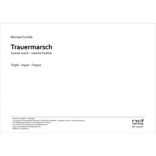 Trauermarsch fuer Orgel Solo von Michael Zschille-2-9790502880057-ndv150400