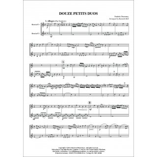 12 Kleine Duette fuer Duett (Horn) von Frederick Douvernoy-2-9790502882136-NDV 0030R