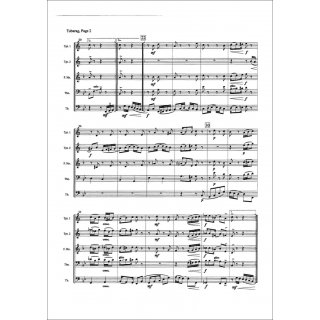 Tubarag fuer Quintett (Blechbläser) von Arthur Frackenpohl-3-9790502881993-NDV 10304T