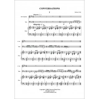 Conversations fuer Trio (Saxophon, Tuba, Klavier) von Barbara York-2-9790502882013-NDV 1432C