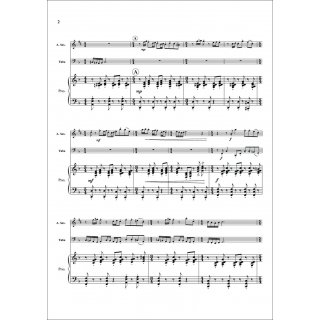 Conversations fuer Trio (Saxophon, Tuba, Klavier) von Barbara York-3-9790502882013-NDV 1432C