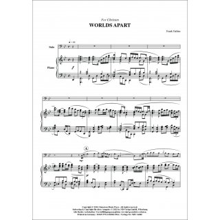 Worlds Apart fuer Posaune und Klavier von Frank Gulino-2-9790502881986-NDV 1668C