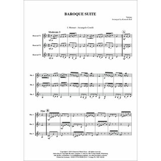 Barock Suite fuer Trio (Horn) von Kenneth Bell (arr.)-2-9790502882235-NDV 0021R