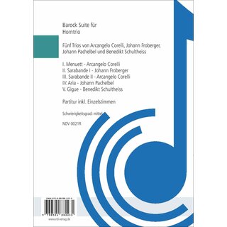 Barock Suite fuer Trio (Horn) von Kenneth Bell (arr.)-5-9790502882235-NDV 0021R