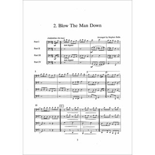 Quartette für tiefe Blechbläser Band 1 fuer Quartett (Tuba) von Stephen Bulla (arr.)-3-9790502882303-NDV 10127T-P