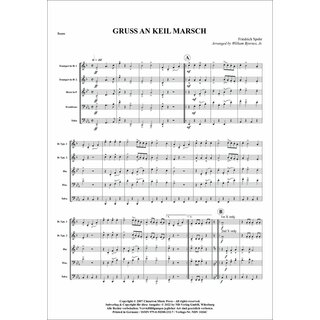 Gruss an Kiel fuer Quintett (Blechbläser) von Friedrich Spohr-2-9790502882327-NDV 1026C