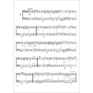 12 Duette für Tuba fuer Duett (Tuba) von Wolfgang Amadeus Mozart-3-9790502882273-NDV 10626T