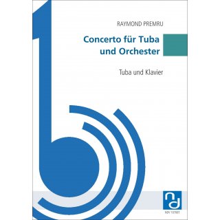 Concerto For Tuba And Orchestra for  from Raymond Premru-1-9790502882280-NDV 10706T