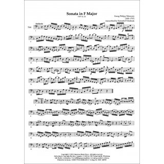 Sonata In F Major for  from Georg Philipp Telemann-5-9790502882259-NDV 10899T