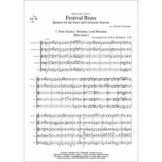 Festival Brass fuer Quintett (Blechbläser) von Timothy Carpenter-2-9790502881948-NDV 4564B