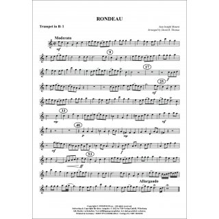 Rondeau fuer Quintett (Blechbläser) von Jean Joseph Mouret-3-9790502882006-NDV 5b503M