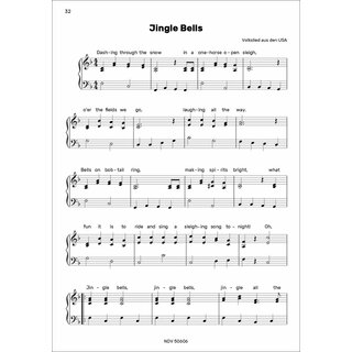 Christmas saved - 26 easy and immediately playable traditional Christmas songs for piano solo with lyrics
