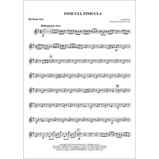 Funiculi, Funicula for Saxophone Quartet
