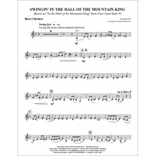 Swingin in der Halle des Bergkönigs fuer Quartett (Klarinette) von Edward Grieg-4-9790502880583-NDV 909C