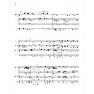 Swingin in der Halle des Bergkönigs fuer Quartett (Klarinette) von Edward Grieg-3-9790502880583-NDV 909C