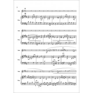 Amazing Grace fuer Trompete & Klavier von Traditional-3-9790502880484-NDV 1300C