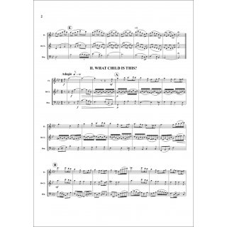 Drei Weihnachts-Trios Band 1 fuer Trio (Flöte, Klarinette, Fagott) von Robert Wall-3-9790502880514-NDV 1349C