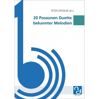 20 Trombone Duets Of Well-Known Melodies for Duet (Trombone) from Peter Opaskar-1-9790502880361-NDV 1872C