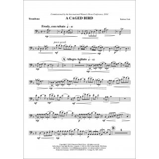 A Caged Bird fuer Posaune & Klavier von Barbara York-5-9790502880576-NDV 2413C