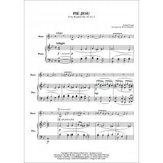 Pie Jesu fuer Horn & Klavier von Gabriel Fauré-2-9790502880699-NDV 1264C