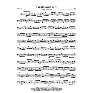 Partita BWV 1013 fuer Orgel Solo von J.S. Bach-2-9790502880835-NDV 1956C