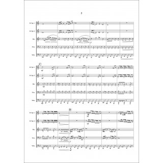 In Spirit Jubilo fuer Quintett (Blechbläser) von Michael Panza-3-9790502880682-NDV 4246C