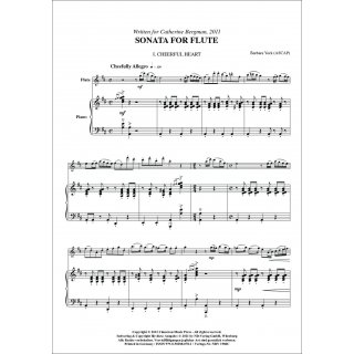 Sonata For Flute for Transverse flute and piano from Barbara York-2-9790502880781-NDV 1980C