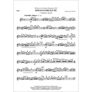 Sonata For Flute for Transverse flute and piano from Barbara York-5-9790502880781-NDV 1980C