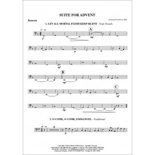 Suite für den Advent fuer Quintett (Holzbläser) von Robert Wall (arr.)-4-9790502880705-NDV 1662C