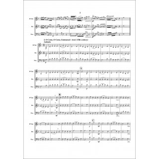 10 Weihnachts-Trios fuer Trio (Trompete, Horn, Posaune) von Micah Everett (arr.)-3-9790502880798-NDV 2403C