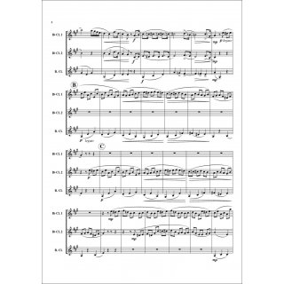 Menuett Nr. 2 fuer Trio (Klarinette) von Ludwig van Beethoven-3-9790502880804-NDV 1905C