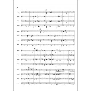 Die vier Jahreszeiten fuer Quartett (Trompete) von Antonio Vivaldi-3-9790502880903-NDV 2005C