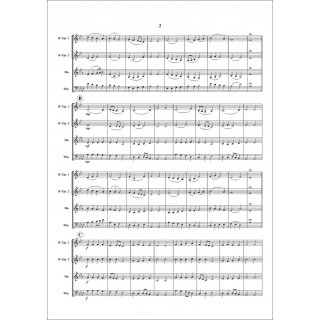 Vier Weihnachts-Quartette fuer Quartett (Blechbläser) von John Beyrent-3-9790502881009-NDV 3038C