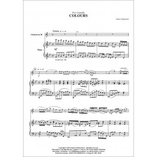 Colours fuer Klarinette und Klavier von Janice Jurgenson-2-9790502880750-NDV 4251C