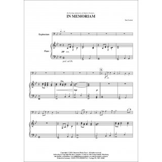 In Memoriam fuer Euphonium und Klavier von Ian Lester-2-9790502880743-NDV 4268C