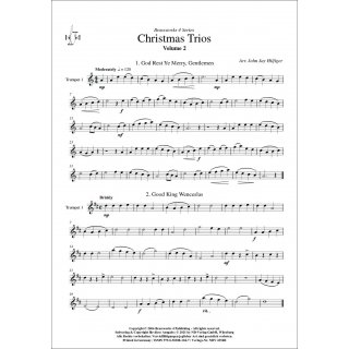 6 Weihnachts-Trios Band 2 fuer Trio (Trompete) von Verschiedene-3-9790502881047-NDV 4354B