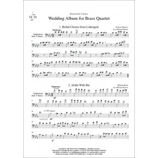 Hochzeitsalbum fuer Quartett (Blechbläser) von Verschiedene-5-9790502881061-NDV 4493B