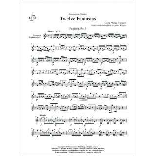 12 Fantasien fuer Trompete Solo von Georg Philipp Telemann-2-9790502881078-NDV 4477B
