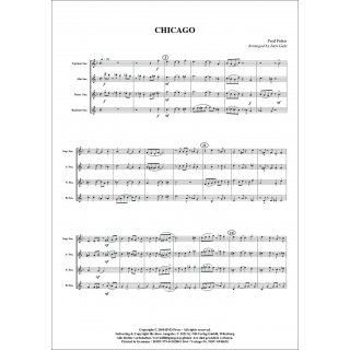 Chicago fuer Quartett (Saxophon) von Fred Fisher-2-9790502881146-NDV SP406M